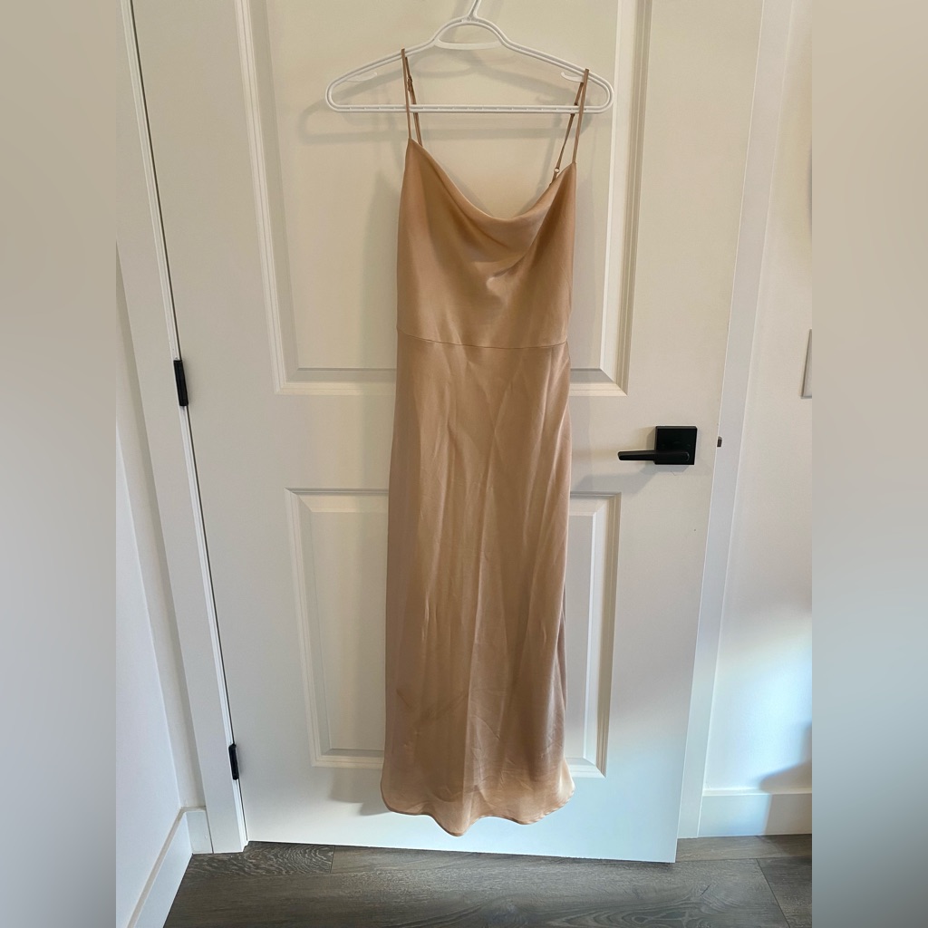 Park & Fifth Champagne Midi Dress